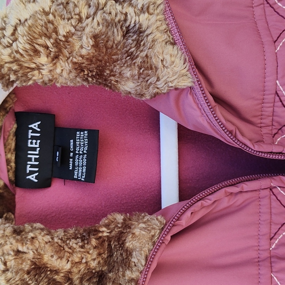 Athleta Women's Pink Quilted Jacket Dusty Rose Size XS - Picture 5 of 5
